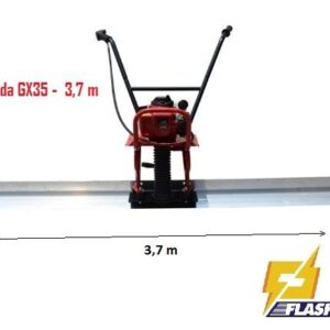 Máy đầm thước Honda GX35 - 3.7m