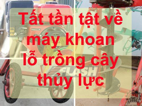  Máy khoan lỗ trồng cây thủy lực