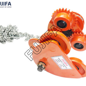 Cụm rùa con chạy xích kéo tay FUJIFA treo Pa lăng 5T