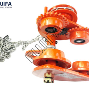 Cụm rùa con chạy xích kéo tay FUJIFA treo Pa lăng 3T