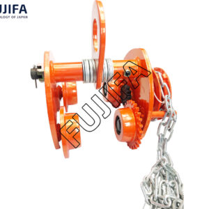 Alternative view of Cụm rùa con chạy xích kéo tay FUJIFA treo Pa lăng 1T
