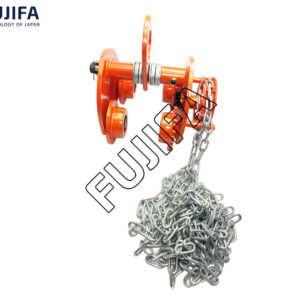 Cụm rùa con chạy xích kéo tay FUJIFA treo Pa lăng 1T