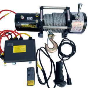 Alternative view of Máy tời điện ắc quy FUJIFA 6000 LBS 12V/24V 2700KG
