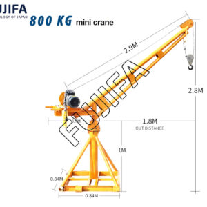 Alternative view of Cẩu xoay xây dựng FUJIFA 360 độ 800 KG thép tròn